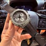 TW Factory Rolex Daytona 40*12.4mm Shanghai 4130 Movement Black Face/Fabric Band Watch